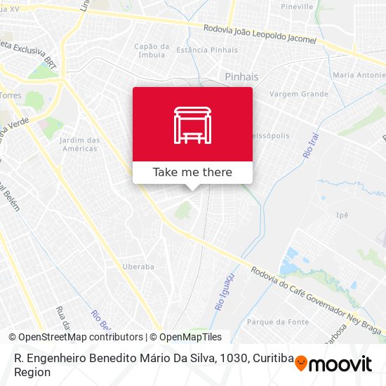 R. Engenheiro Benedito Mário Da Silva, 1030 map