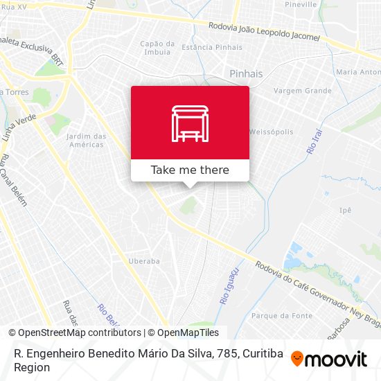 R. Engenheiro Benedito Mário Da Silva, 785 map