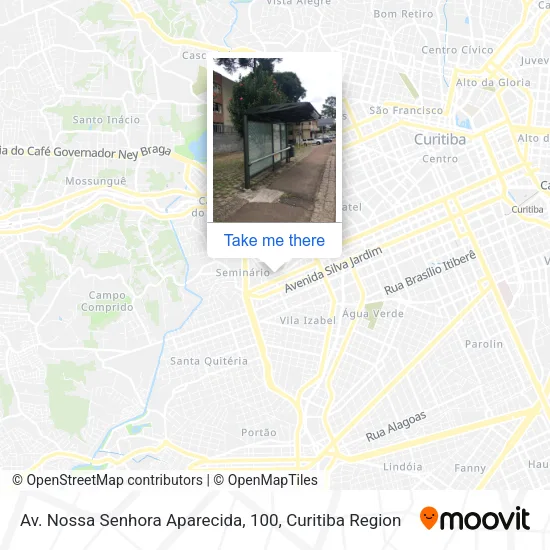 Av. Nossa Senhora Aparecida, 100 map
