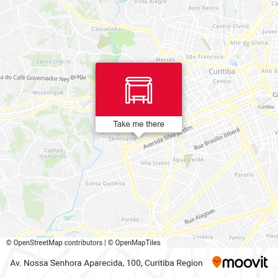 Av. Nossa Senhora Aparecida, 100 map