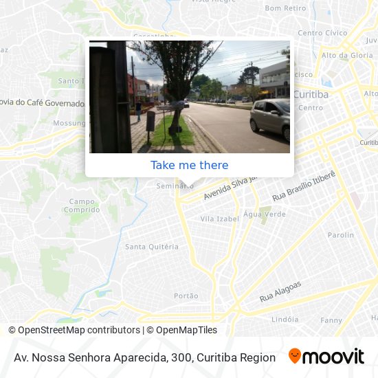 Av. Nossa Senhora Aparecida, 300 map