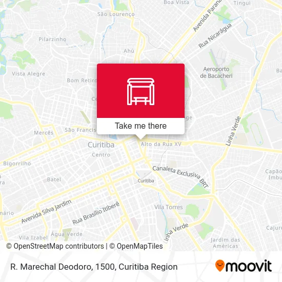 R. Marechal Deodoro, 1500 map