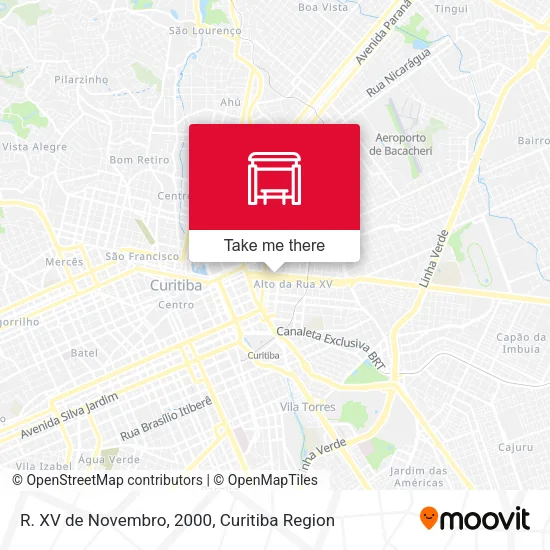 R. XV de Novembro, 2000 map