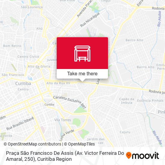 Praça São Francisco De Assis (Av. Victor Ferreira Do Amaral, 250) map