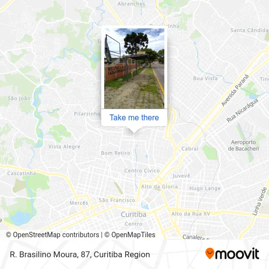 R. Brasilino Moura, 87 map