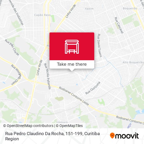 Rua Pedro Claudino Da Rocha, 151-199 map