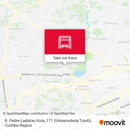 R. Padre Ladislau Kula, 171 (Universidade Tuiuti) map