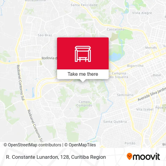 R. Constante Lunardon, 128 map