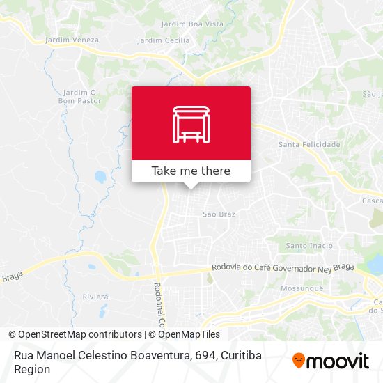 Rua Manoel Celestino Boaventura, 694 map