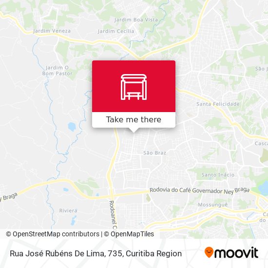 Mapa Rua José Rubéns De Lima, 735