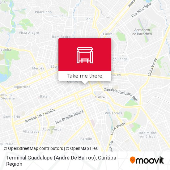 Terminal Guadalupe (André De Barros) map