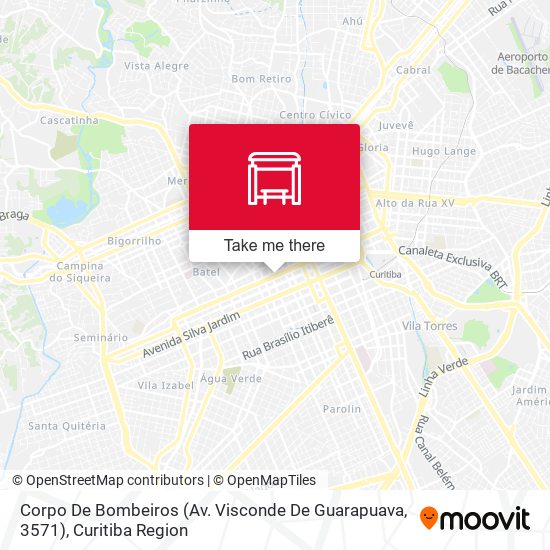 Corpo De Bombeiros (Av. Visconde De Guarapuava, 3571) map