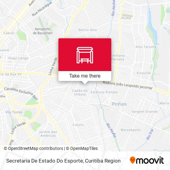 Secretaria De Estado Do Esporte map