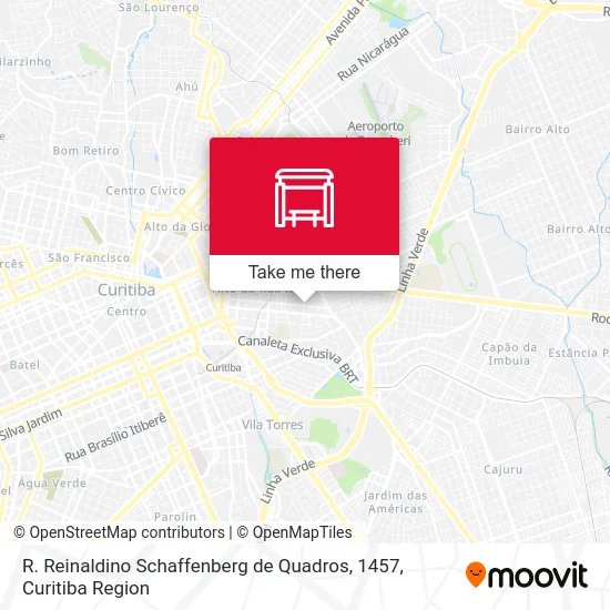 R. Reinaldino Schaffenberg de Quadros, 1457 map