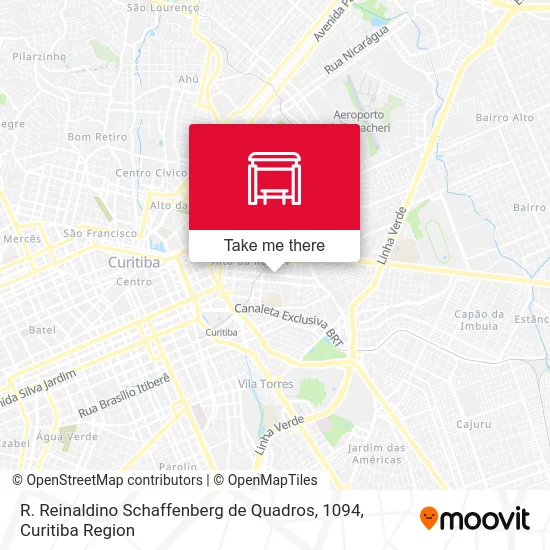 R. Reinaldino Schaffenberg de Quadros, 1094 map
