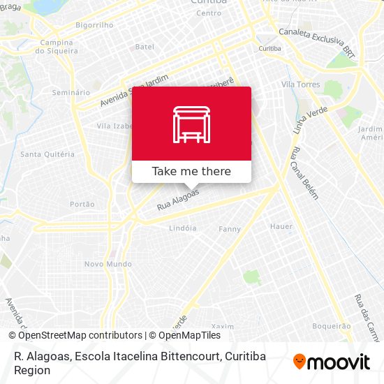 Mapa R. Alagoas, Escola Itacelina Bittencourt