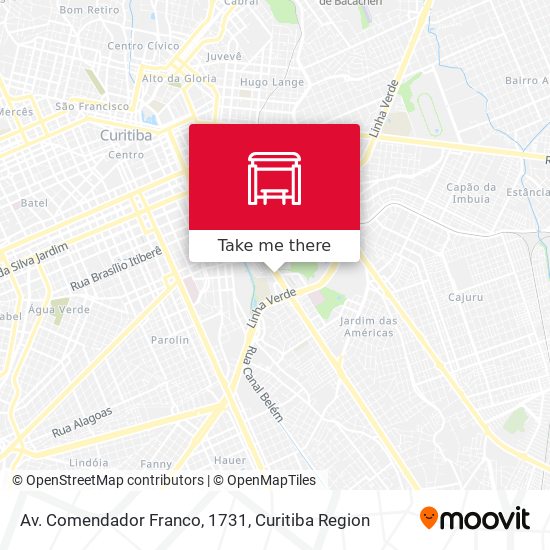Av. Comendador Franco, 1731 map