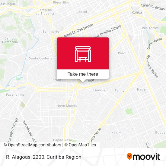 R. Alagoas, 2200 map