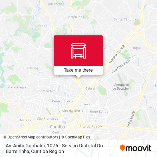 Av. Anita Garibaldi, 1076 - Serviço Distrital Do Barreirinha map