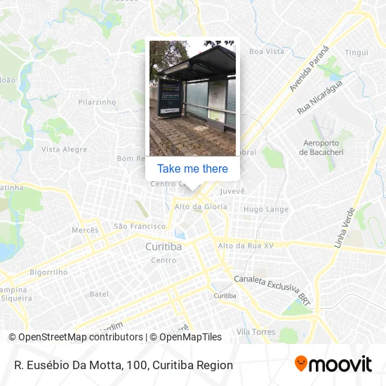 R. Eusébio Da Motta, 100 map