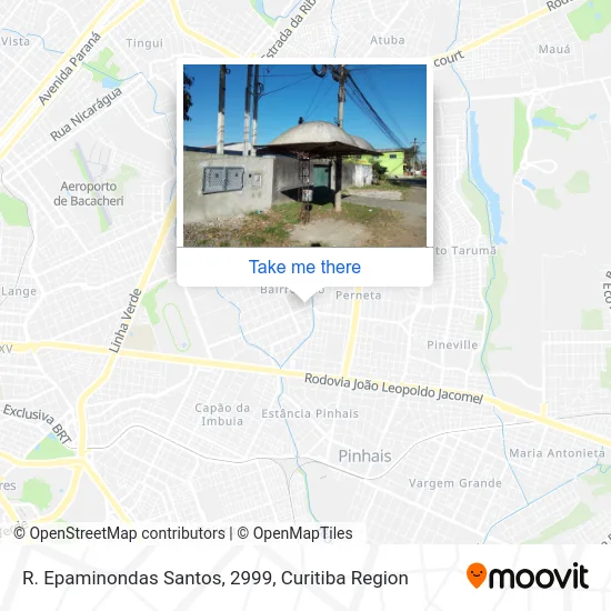 R. Epaminondas Santos, 2999 map