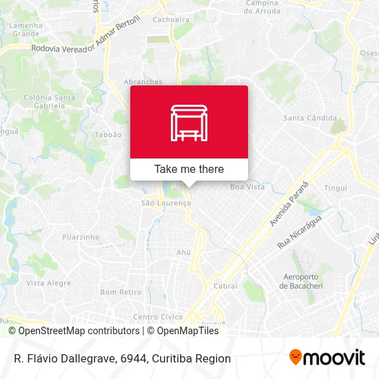 R. Flávio Dallegrave, 6944 map