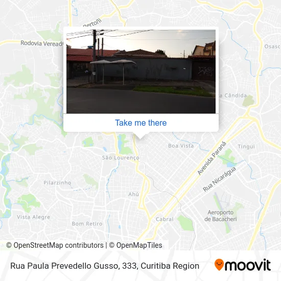 Rua Paula Prevedello Gusso, 333 map