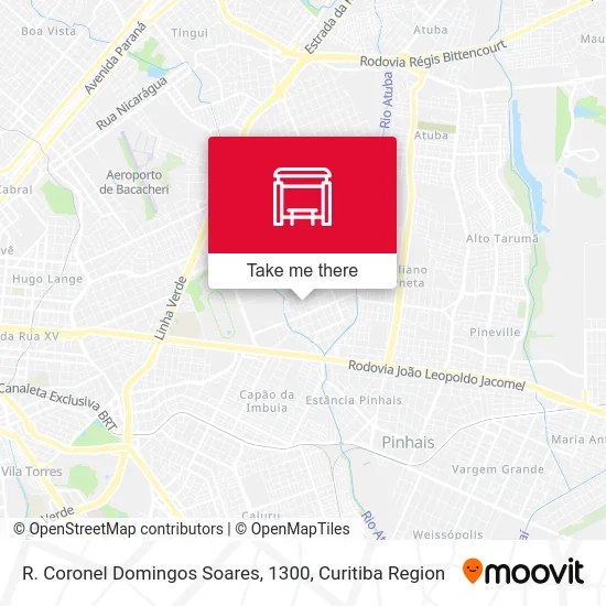 R. Coronel Domingos Soares, 1300 map