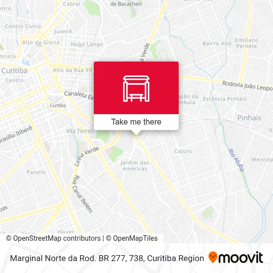Marginal Norte da Rod. BR 277, 738 map