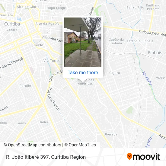 R. João Itiberê 397 map