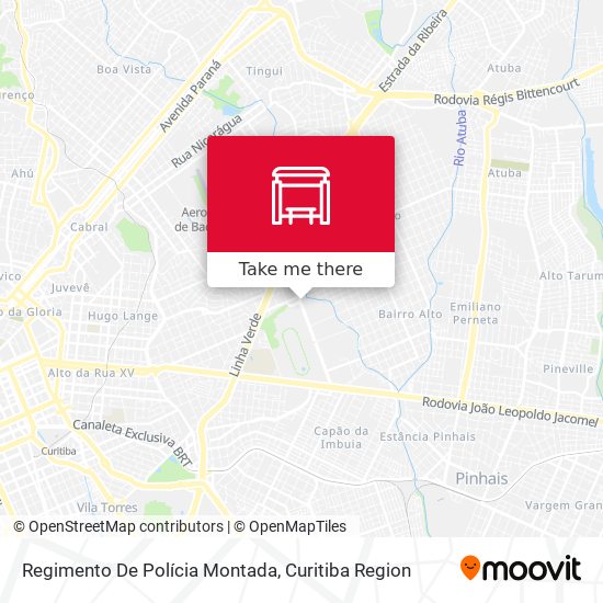 Regimento De Polícia Montada map