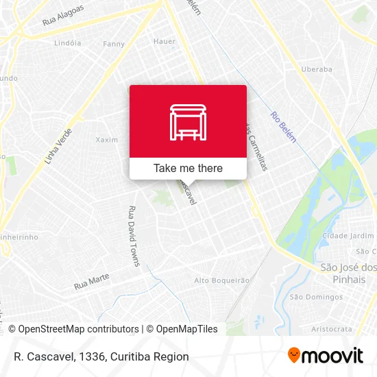 R. Cascavel, 1336 map