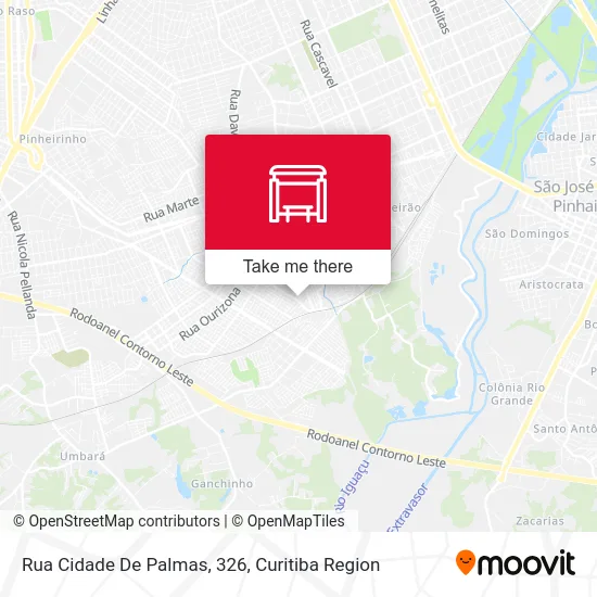 Rua Cidade De Palmas, 326 map