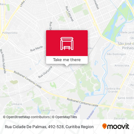Rua Cidade De Palmas, 492-528 map