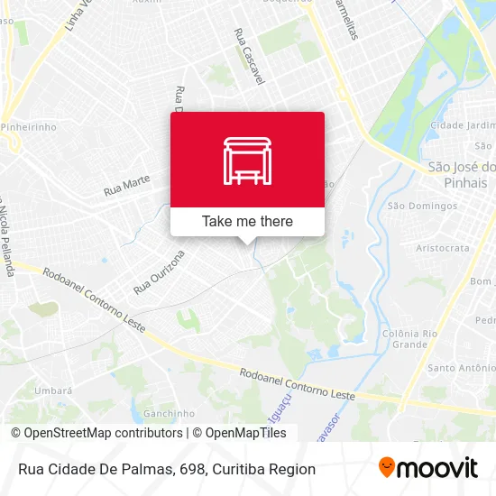 Rua Cidade De Palmas, 698 map