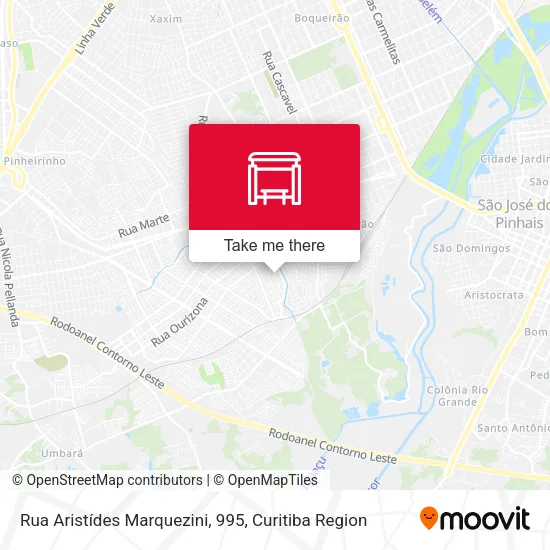 Rua Aristídes Marquezini, 995 map
