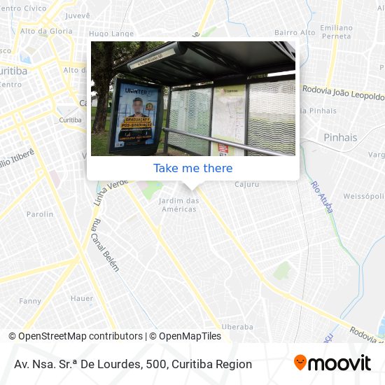 Av. Nsa. Sr.ª De Lourdes, 500 map