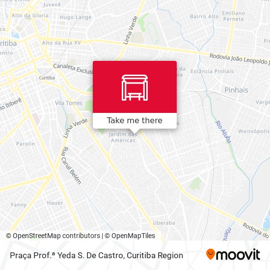 Praça Prof.ª Yeda S. De Castro map