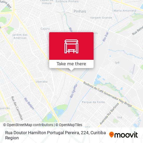 Rua Doutor Hamilton Portugal Pereira, 224 map
