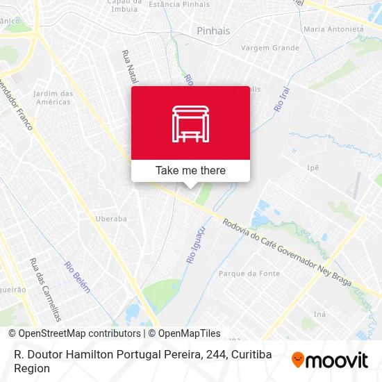 R. Doutor Hamilton Portugal Pereira, 244 map