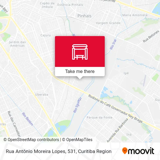 Rua Antônio Moreira Lopes, 531 map