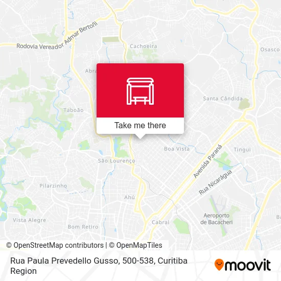 Rua Paula Prevedello Gusso, 500-538 map