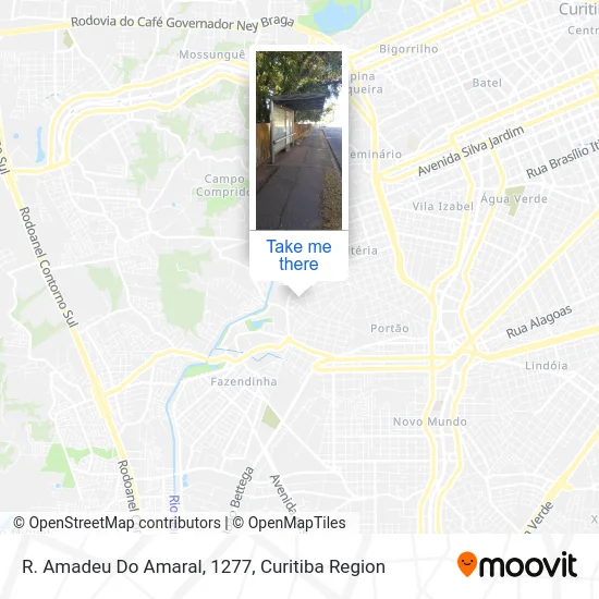 R. Amadeu Do Amaral, 1277 map