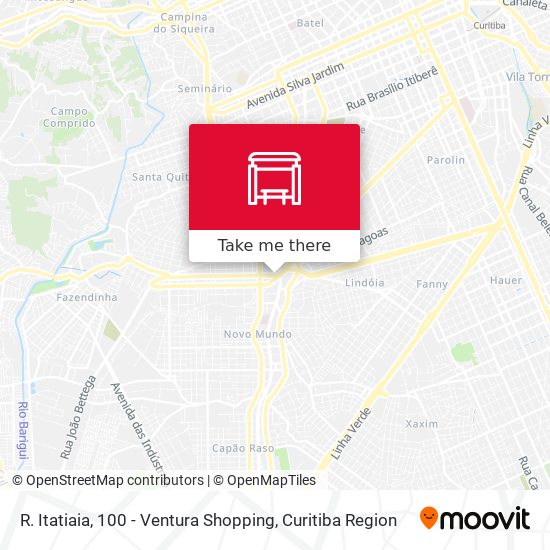 R. Itatiaia, 100 - Ventura Shopping map