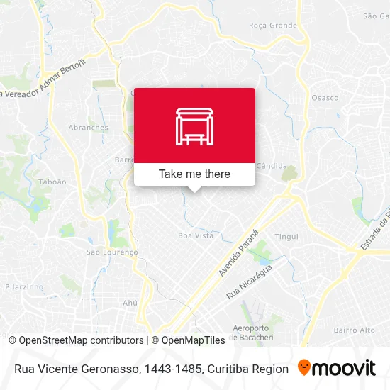 Rua Vicente Geronasso, 1443-1485 map