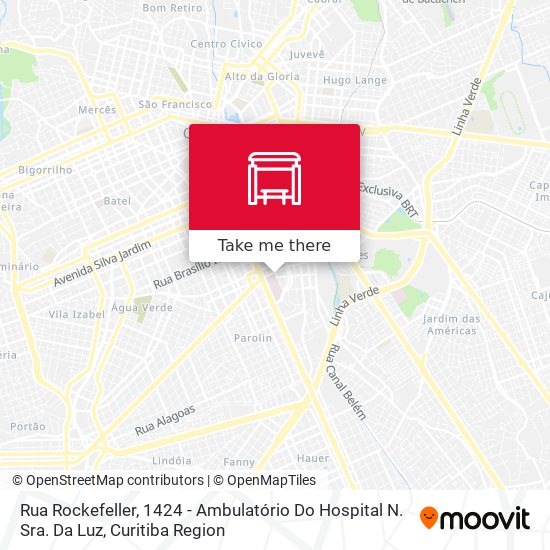 Rua Rockefeller, 1424 - Ambulatório Do Hospital N. Sra. Da Luz map