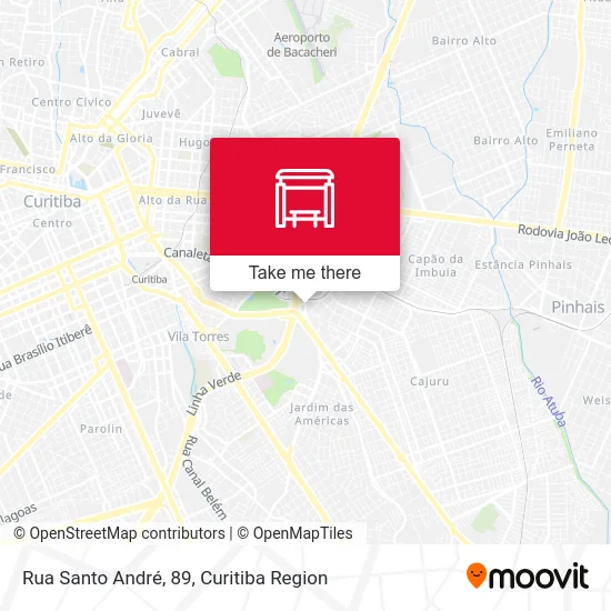 Rua Santo André, 89 map