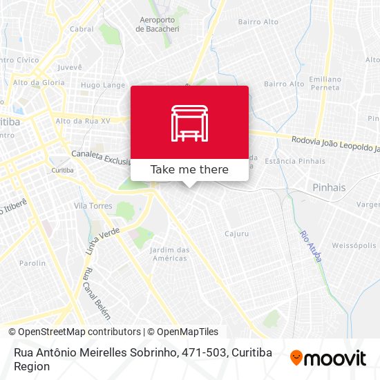 Mapa Rua Antônio Meirelles Sobrinho, 471-503