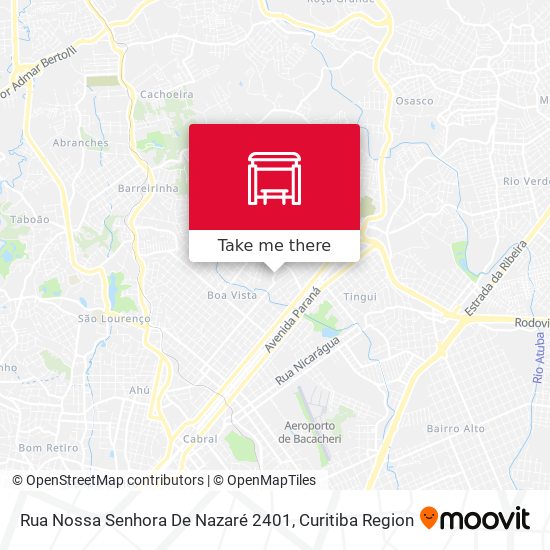 Rua Nossa Senhora De Nazaré 2401 map