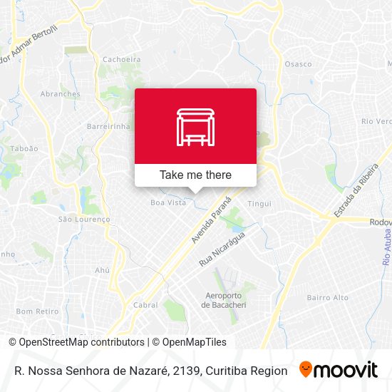 R. Nossa Senhora de Nazaré, 2139 map
